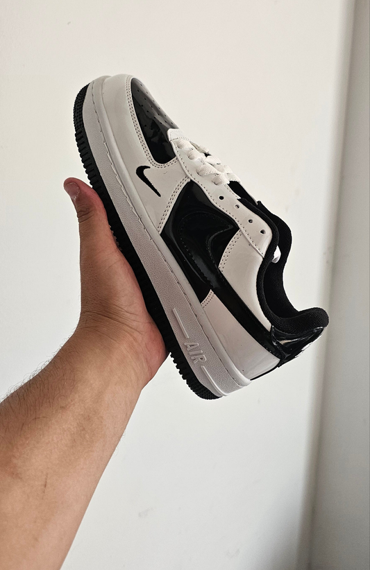 Air AF-1 Alb Negru Lucios